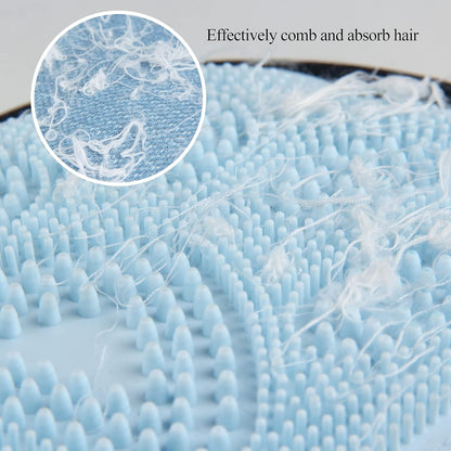 Pet Grooming Gloves, Pet Hair Remover Mitt, Deshedding Brush Glove,Dog&Cat Grooming Kit, Pets Washing Deshedding Massage Gloves (Blue)